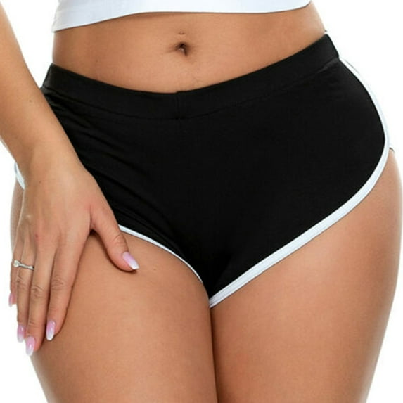 Ana Womens Sports Yoga Shorts Fitness Running Workout Gym Hot Pants Plus