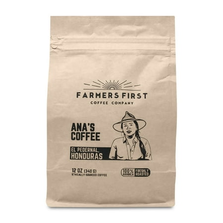 Ana's Coffee, Dark Roast Ground Coffee, Direct Trade, 12 Ounce Farmer Direct from Honduras