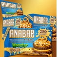 thumbnail image 1 of Anabar Protein Bar, Protein Packed Candy Bar, Amazing Tasting Protein Bar, Real Food, No Fillers, 20 Grams of Protein, No Sugar Alcohol (12 Bars, Milk Chocolate Monster Cookie Crunch), 1 of 3