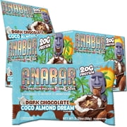 Anabar Protein Candy Bars, 20 Grams of Protein Candy, Tasty Bars with Almond Butter Base, Candy Texture on Every Bar, Amazingly Delicious Macro Packed Candy Bar, 12 Bars, Coco Almond Dream