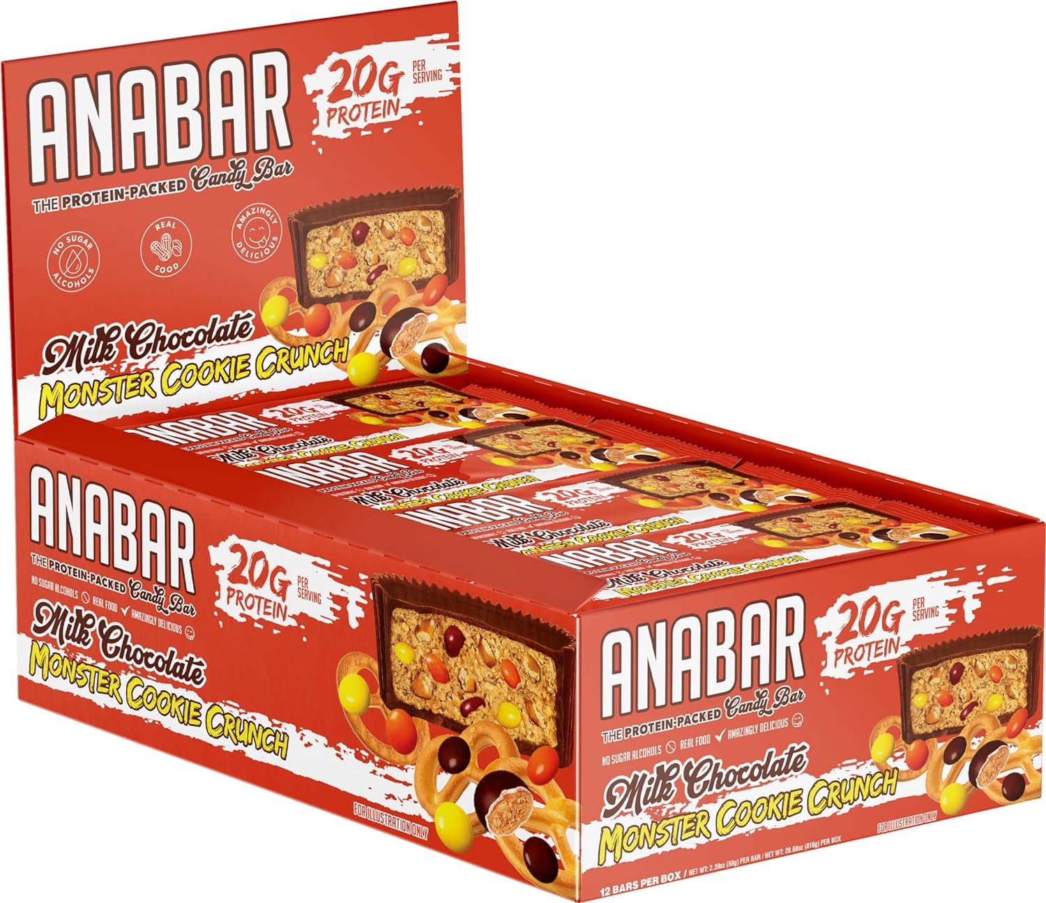 Anabar Protein Bar, The ProteinPacked Candy Bar, Amazing Tasting