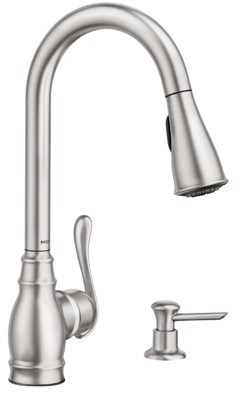 Moen Ca87003 Pull-Down Kitchen Faucet, Chrome Plated