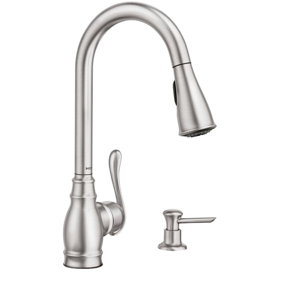 Moen Ca87003 Pull-Down Kitchen Faucet, Chrome Plated