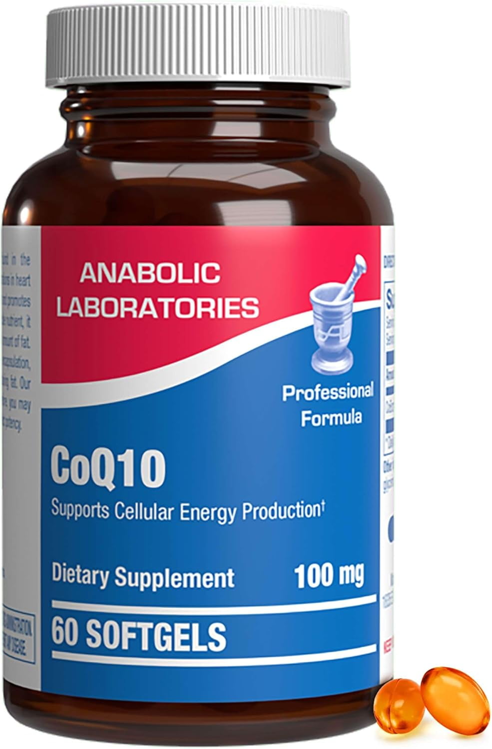 Anabolic Laboratories CoQ10 100mg Softgels 60 Coenzyme Q10
