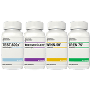 Anabolic Research Cutting Stack - Test-600x Thermo Clen Winn-50 Tren 75 for Weight Loss - 1 Month Supply