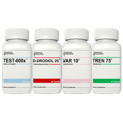 Anabolic Research Strength Stack - Test-600x, Deca 200, Var 10, and Tren 75 - 1 Month Supply