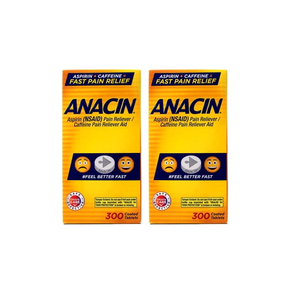 Anacin Tablets 300 Tablets (Pack of 2)