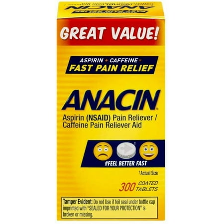 Anacin Tablets 300 Tablets (Pack of 6)