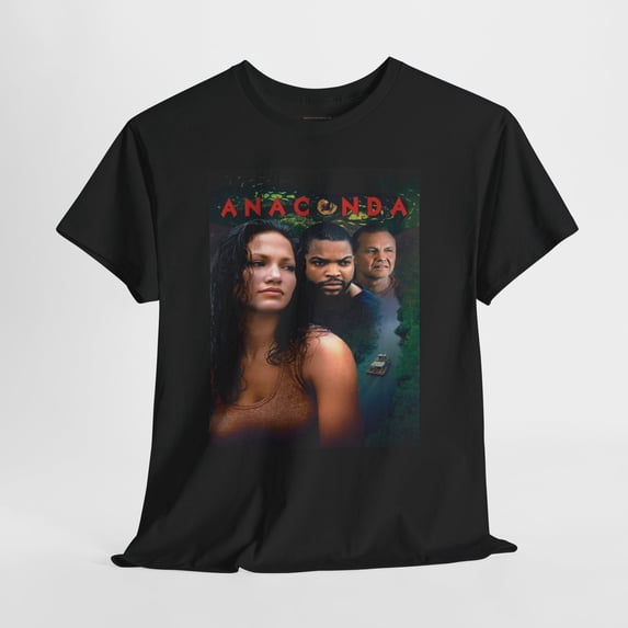 Anaconda 1997 Retro Movie Poster Horror Unisex Graphic T-Shirt ...