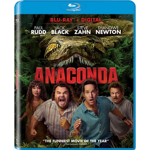 Anaconda (2025) (Blu-ray + Digital Copy) Sony Pictures, Action & Adventure