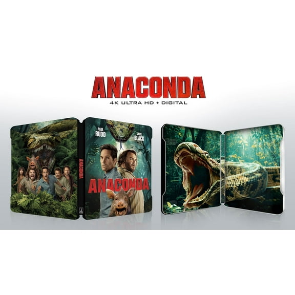 Anaconda (2025) (Steelbook) (4K Ultra HD + Digital Copy) Sony Pictures, Action & Adventure