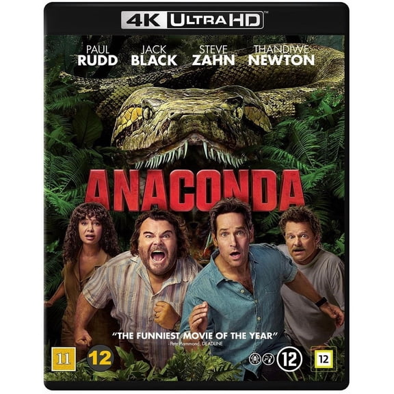 Anaconda (4K Ultra HD) Jack Black Paul Rudd Thandiwe Newton
