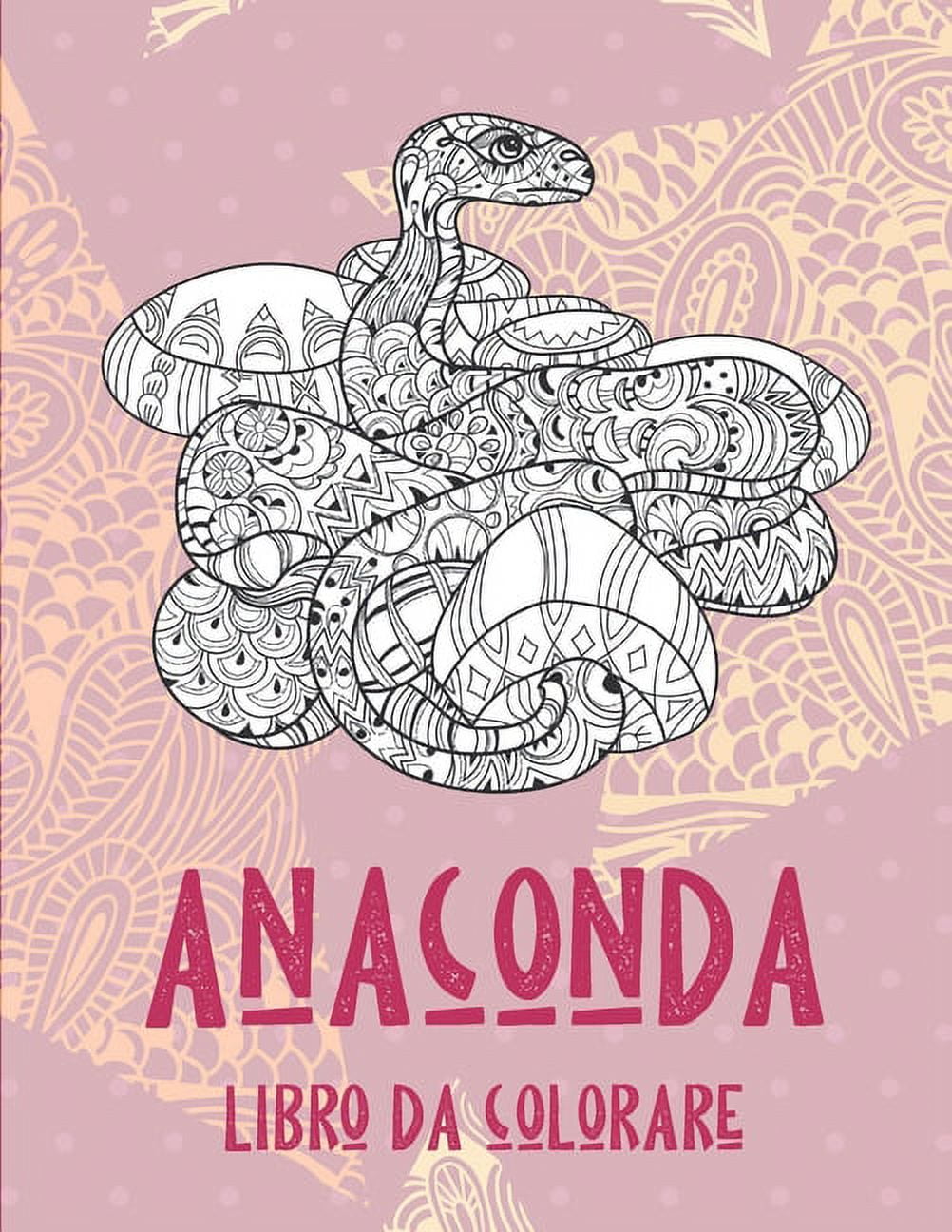 Anaconda - Libro da colorare (Paperback) - Walmart.com