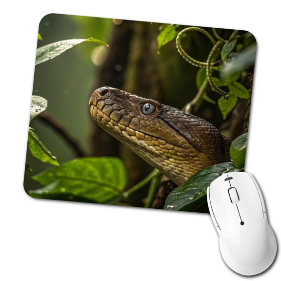 Anaconda Snake Close Up Mouse Pad Low Profile Gaming Mat