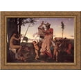thumbnail image 1 of Anacr?on, Bacchus et l'amour 24x19 Gold Ornate Wood Framed Canvas Art by Gerome, Jean Leon, 1 of 2
