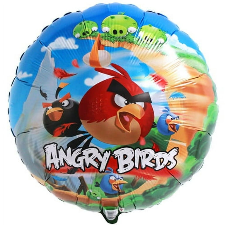 Anagram 18 Inch Angry Birds Multicolor Plastic Balloon