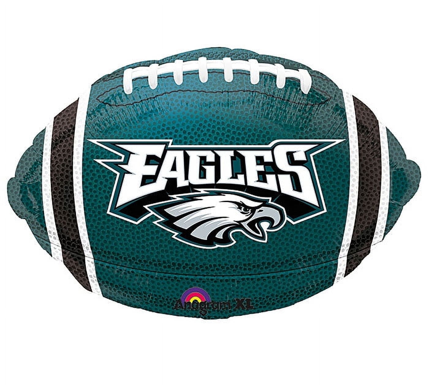 Anagram 18" Multi-color NFL Philadelphia Eagles Football Shape Foil Balloon