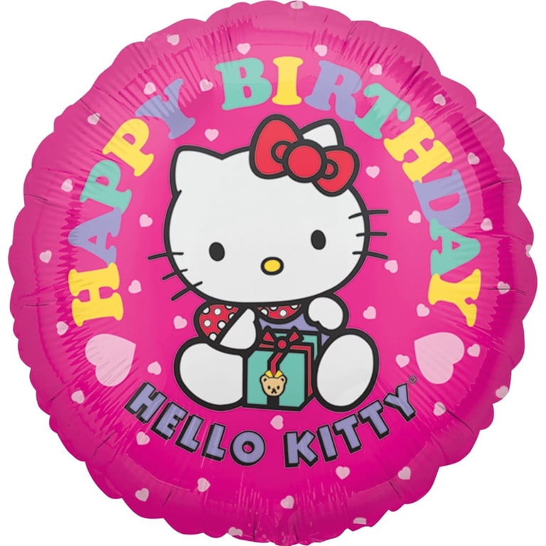 Qualatex 18" Hello Baby Foil Balloon – Multicolor Mylar Baby Shower Balloon With Self-Sealing Valve
