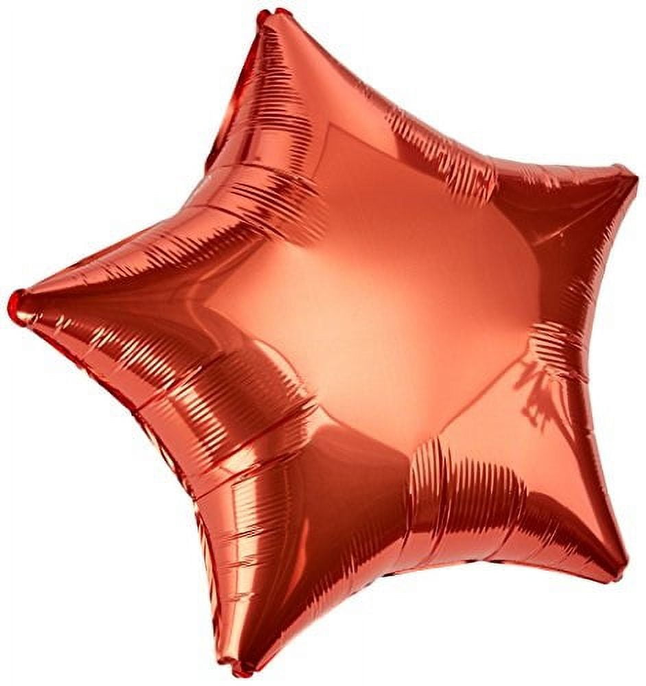 Anagram 19" Red Party Star Foil Flat Balloon