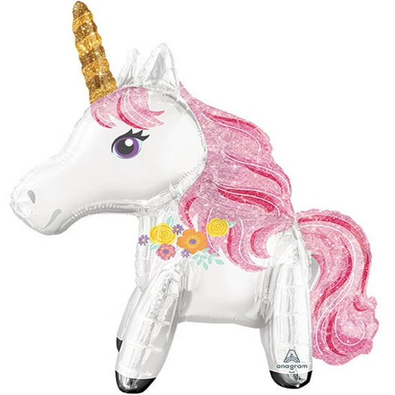 Anagram - 25 Magical Unicorn Mylar Balloon (Air-Filled)