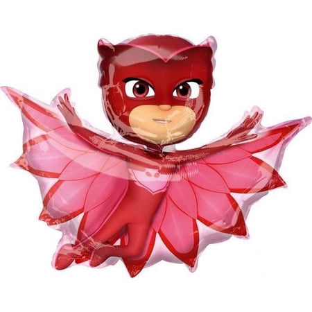 Anagram 33" Anagram Pj Masks Owlette Foil Balloon, Multicolor