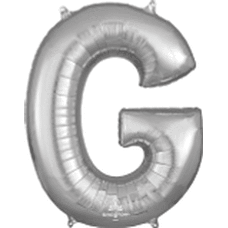 LRG SHP LETTER G SILVER