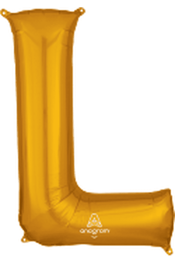 LRG SHP LETTER L GOLD