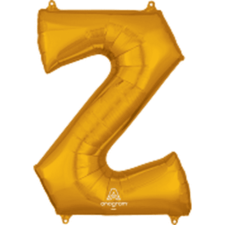 LRG SHP LETTER Z GOLD