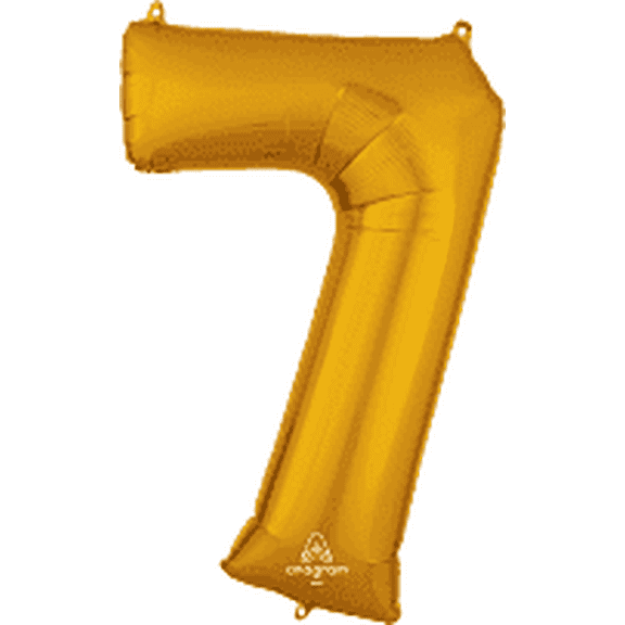 NUmber 7, Gold 34 in