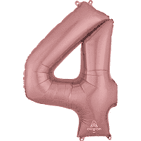 LRG SHP HX NBR 4 ROSE GOLD - 34IN