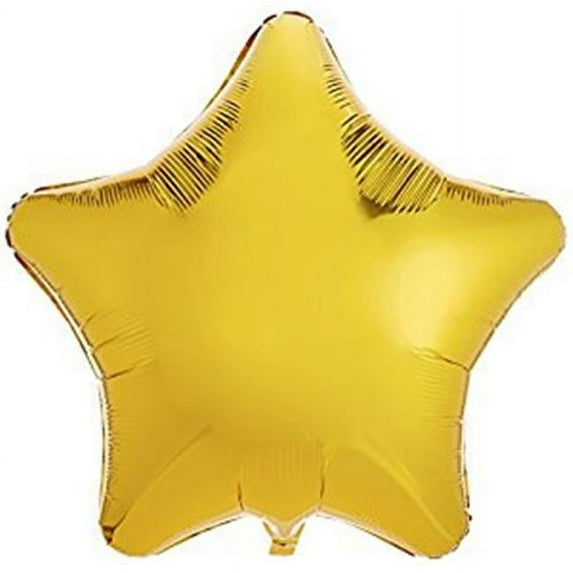 Anagram 41215 32 in. Metallic Gold Jumbo Star Foil Balloons