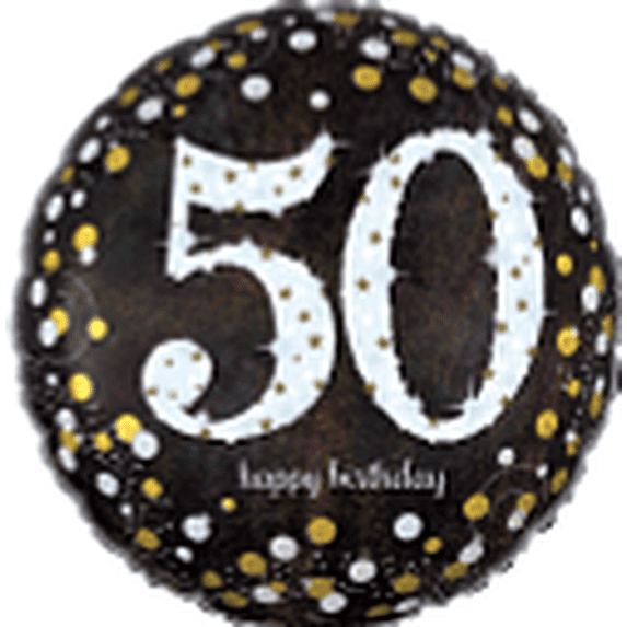 18C HOLO SPARKLING BIRTHDAY 50