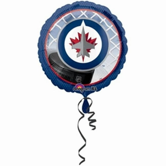Anagram 54628 18 in. Winnipeg Jets Flat Foil Balloon
