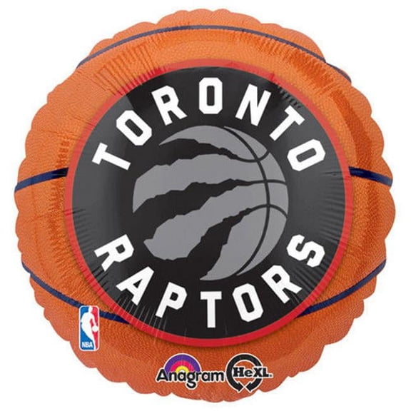 Anagram 76098 Helium Toronto Raptors Flat Foil Balloon