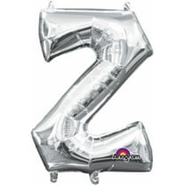 Anagram 78509 16 in. Letter Z Silver Supershape Foil Balloon