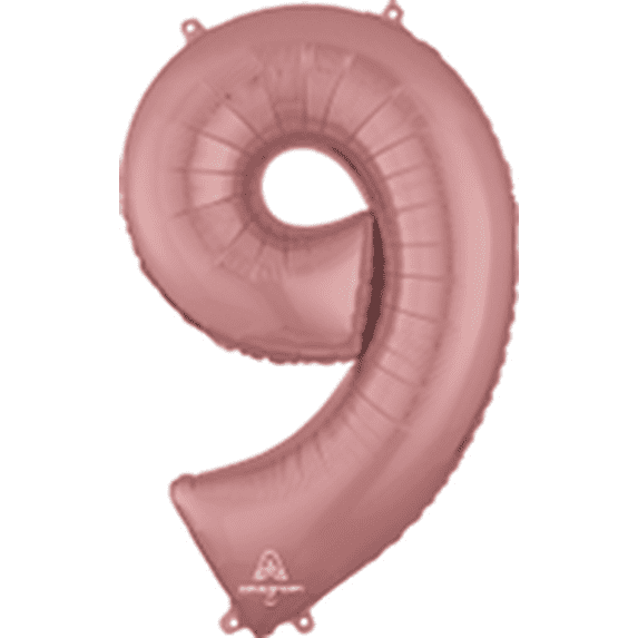 LRG SHP HX NBR 9 ROSE GOLD - 34IN