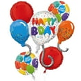 thumbnail image 1 of Anagram Balloons, Foil Birthday, (5 Piece), 1 of 2