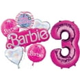 thumbnail image 1 of Anagram Barbie California Dreaming 3rd Birthday Party Supplies Balloon Bouquet Decorations, 1 of 7