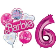 Anagram Barbie California Dreaming 6th Birthday Party Supplies Balloon Bouquet Decorations