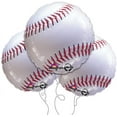 thumbnail image 1 of Anagram Baseball 18" Mylar Balloon (3), 1 of 2