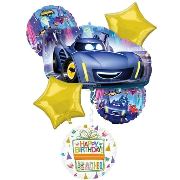 Anagram Batwheels Birthday Party Supplies Balloon Bouquet Decorations
