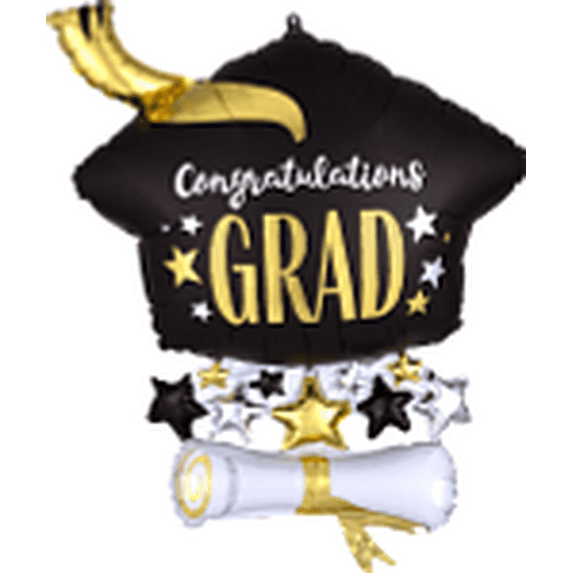 LRG SHP XL STN CAP & DIPLOMA
