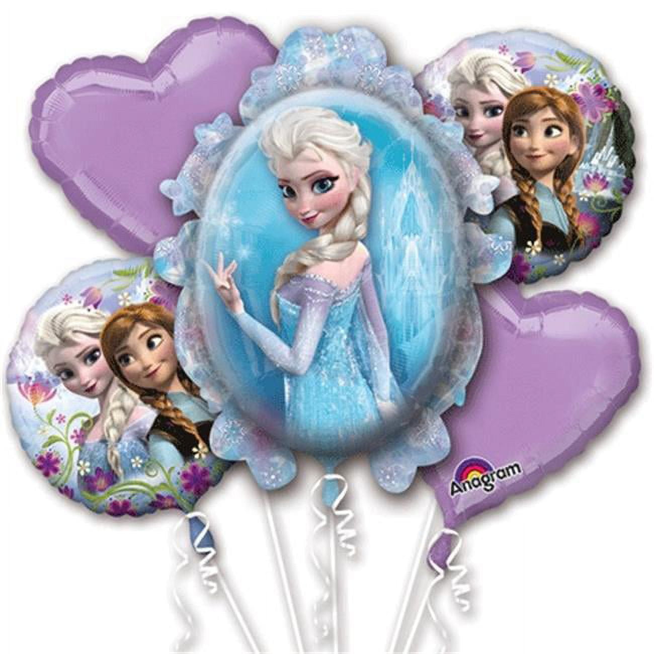 Anagram Frozen Bouquet of Balloons 5 pc