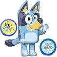 thumbnail image 1 of Anagram Giant 46" Bluey Airwalkers Birthday Party Supplies Foil Balloon Bouquet Decorations, 1 of 5