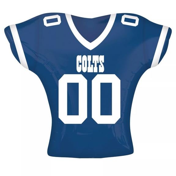 Anagram Indianapolis Colts Football 26" Jersey Foil Super Shape Balloon, Blue White