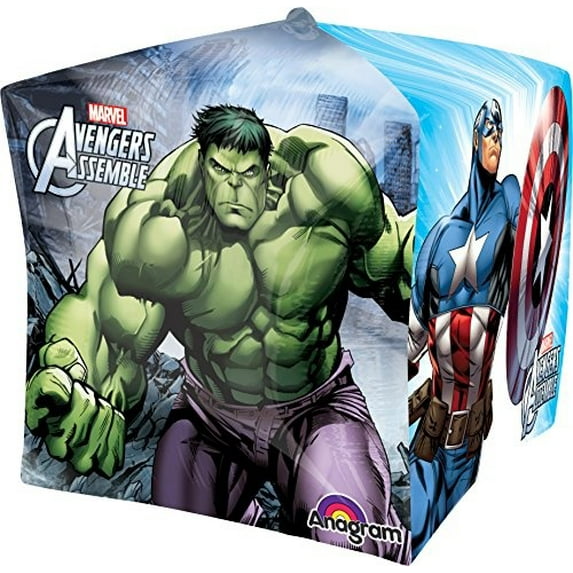 Anagram International Avengers Cubez Balloon Pack, 15`, Multicolor Multi-Colored