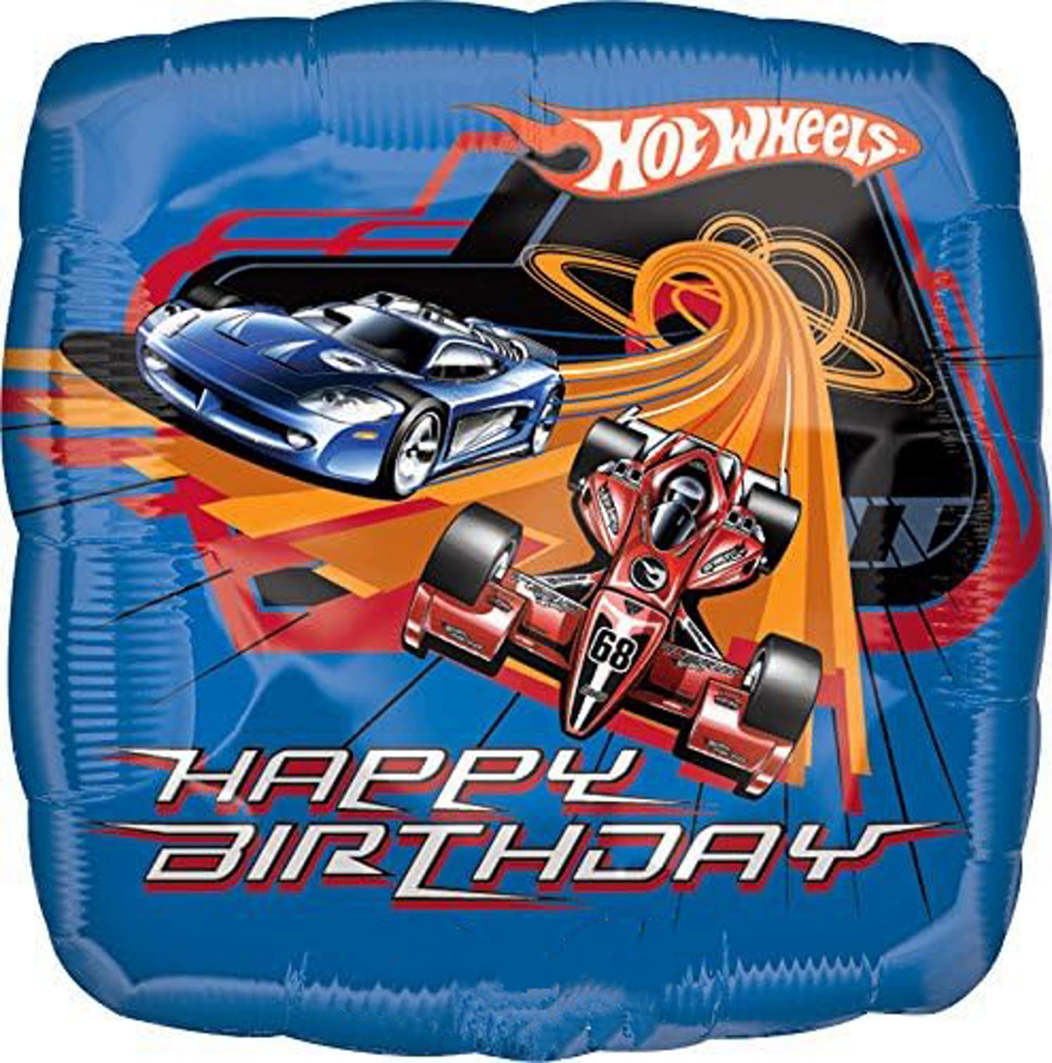 Anagram International Hot Wheels Racing Birthday Foil Balloon Pack, 18\