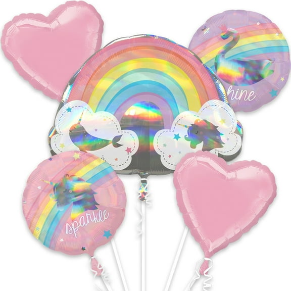 Magical Rainbow Balloon Bouquet