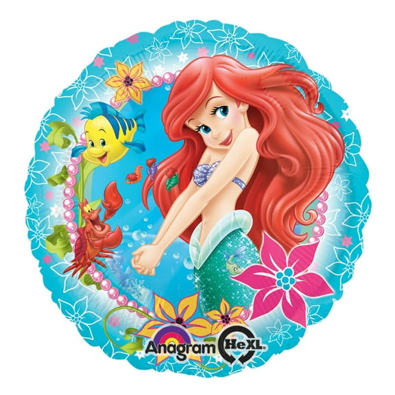Anagram Little Mermaid Ariel Under The Sea 17 Inch Foil Balloon