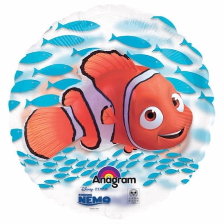26 inch See-Thru Nemo Foil Mylar Balloon - Party Supplies Decorations